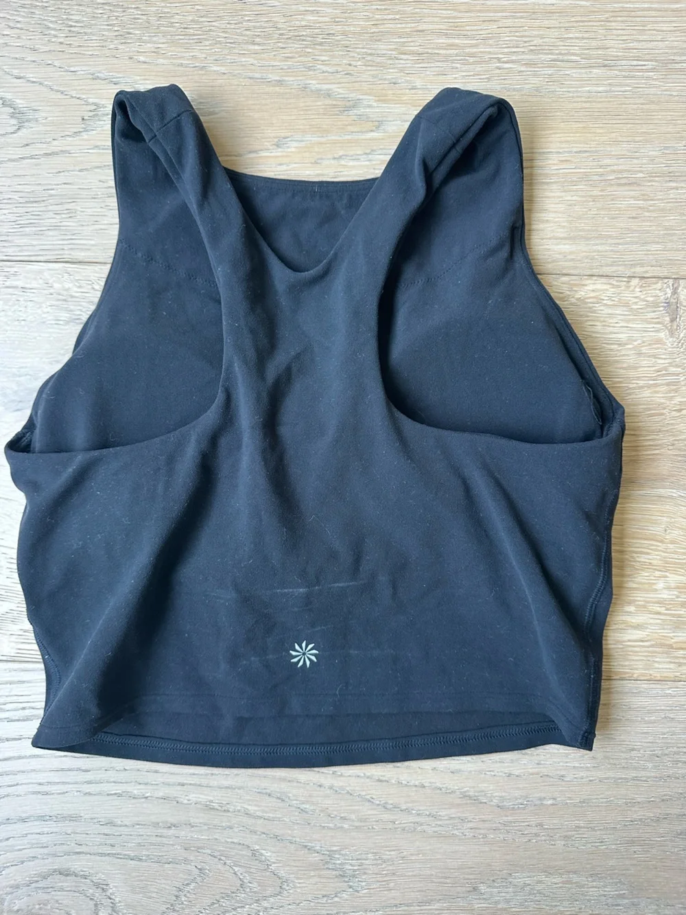 Athleta Conscious Crop Bra Black XS